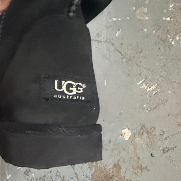UGG Black Suede Boots, 8 - Picture 4 of 15